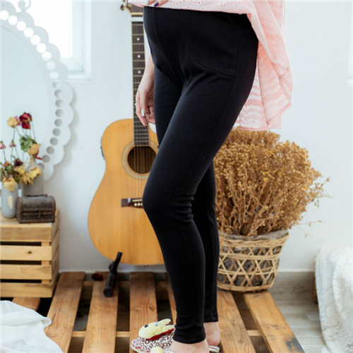 Bán Quần bầu legging dài trơn xanh đen Emum