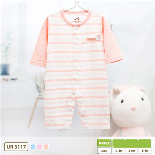 Bán Body dài tay phối kẻ Uala Rogo UR3117
