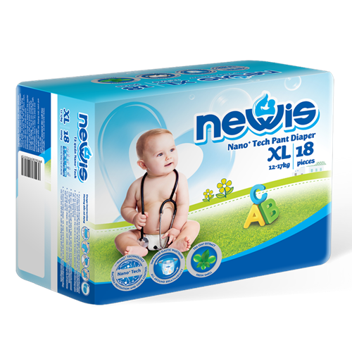 Bán Tã - Bỉm quần Newis XL18 (12-17kg)