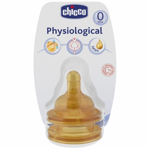 Bán Núm ty Chicco 81620 chống đầy hơi (cao su, 0M+)