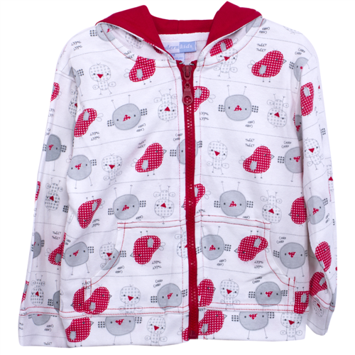 Bán Áo khoác nỉ Thái in hình gà (12-24M) X7-21