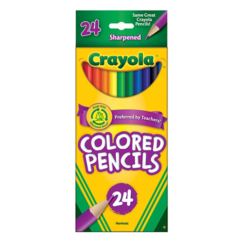 Bán Bút chì 24 màu dạng dài - Crayola 6840245038