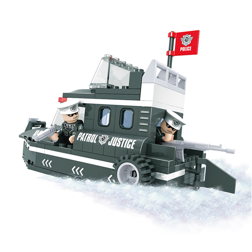 Bán Đồ chơi lắp ráp Ca Nô cảnh sát Ausini No.23403 (133pcs)