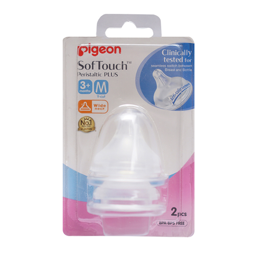 Bán Núm ty Pigeon plus size M (cổ rộng, 3M+)
