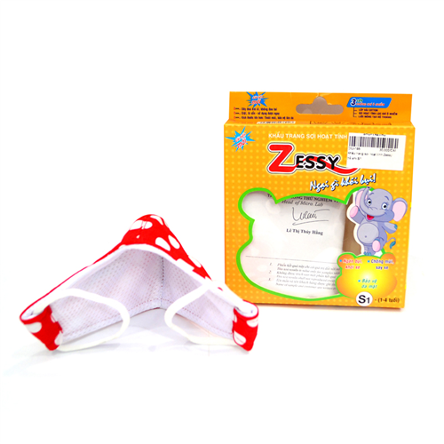 Bán Khẩu trang trẻ em sợi hoạt tính Zessy