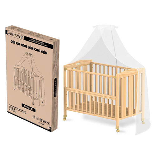 Bán Cũi gỗ nan lớn Autoru AUWDC02 (không quây, nệm, gối)