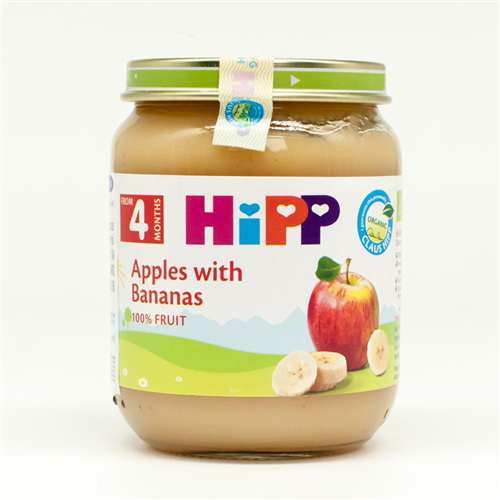 Bán Dinh dưỡng đóng lọ Hipp chuối táo (125g)