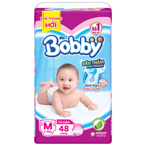 Bán Tã - bỉm dán Bobby M48 (6-10kg)