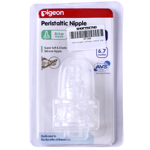 Bán Núm ty Pigeon cổ hẹp silicone
