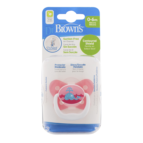 Bán Ty ngậm Dr Brown's (silicone siêu mềm, 0M+)