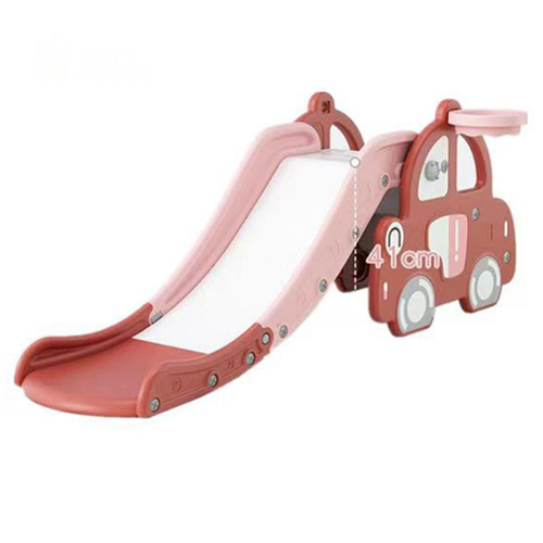 Bán Cầu trượt kèm khung bóng rổ hình ô tô Toys House WM21B061 (nhiều màu)