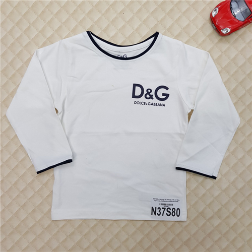 Bán Áo dài tay bé gái in hình D&G (1-6T)