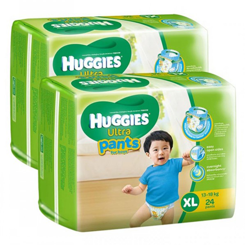 Bán Tã - bỉm quần cao cấp Huggies Ultra XL24 cho bé trai