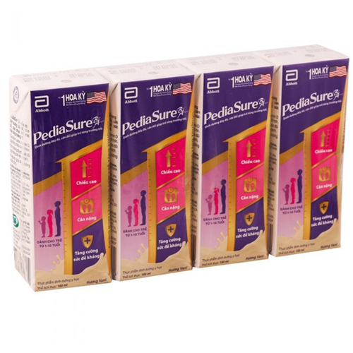 Bán Sữa PediaSure BA hương vani 180ml (lốc 4 hộp)