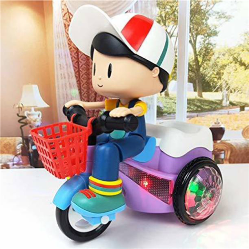 Bán Đồ chơi mô hình bé đi xe máy xoay 360 độ YJ3023