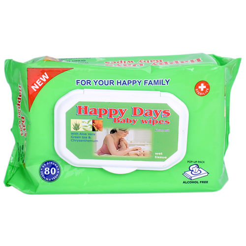 Bán Giấy ướt Happy Days 80 tờ