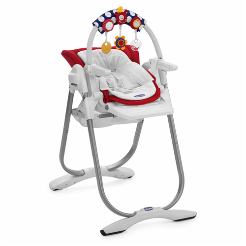 Bán Ghế ăn Polly Magic Chicco màu đỏ