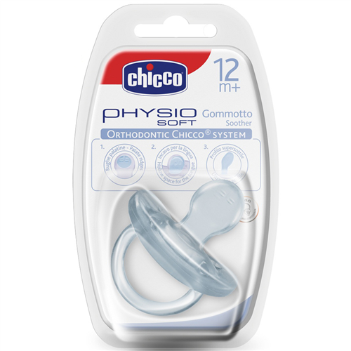 Bán Ty ngậm Chicco Physio Soft (12M+, không màu)