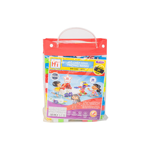 Bán Đồ chơi xếp hình khối mầm non HT7818 (túi,32 chi tiết)