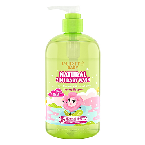 Bán Sữa tắm gội thiên nhiên Purité Baby Hoa anh đào