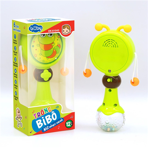 Bán Đồ chơi trống bi bô Duka DK81045 (Nốt nhạc xanh)