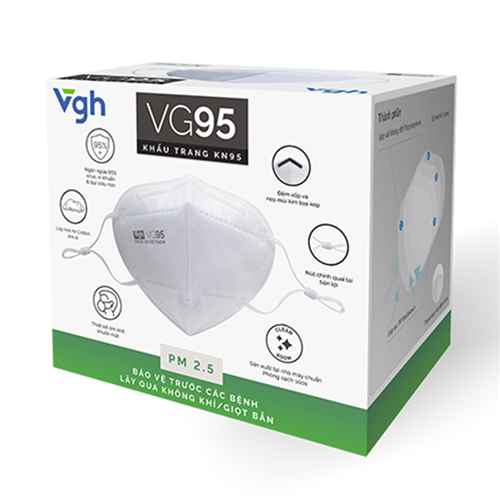Bán Khẩu trang 5 lớp VG95 (30c/hộp)