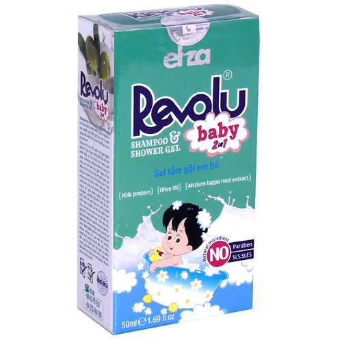 Bán Gel tắm gội trẻ em Revolu Baby (50ml)