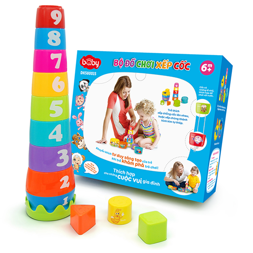 Bán Đồ chơi cốc xếp chồng Duka DK580015