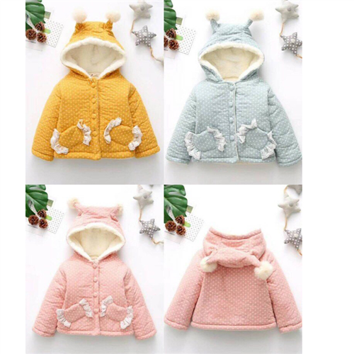 Bán Áo khoác bông lót nỉ xuất Hàn (1-3T)