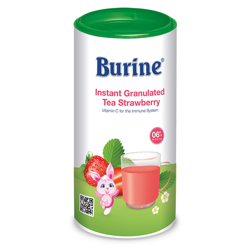 Bán Trà cốm hoa quả Burine dâu tây 200g (6M+)
