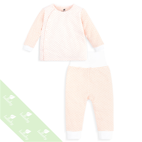 Bán Bộ cài lệch dài tay màu cam Lullaby NH23-19