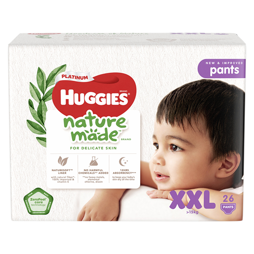 Bán Tã - Bỉm quần Huggies Platinum XXL26 (>15kg)