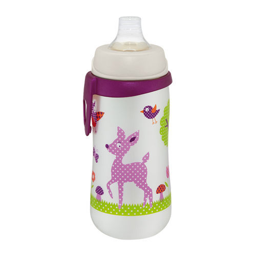 Bán Bình tập uống có đầu hút 330ml NIP-35050 (cổ rộng, bé gái)