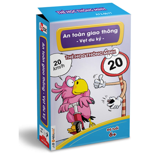 Bán Thẻ học thông minh Flash Card - An toàn giao thông Vẹt du ký