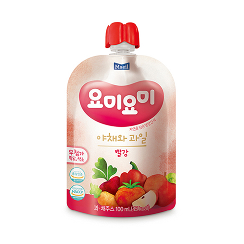 Bán Nước ép rau củ quả hữu cơ Yummy Yummy đỏ 12M (100ml)