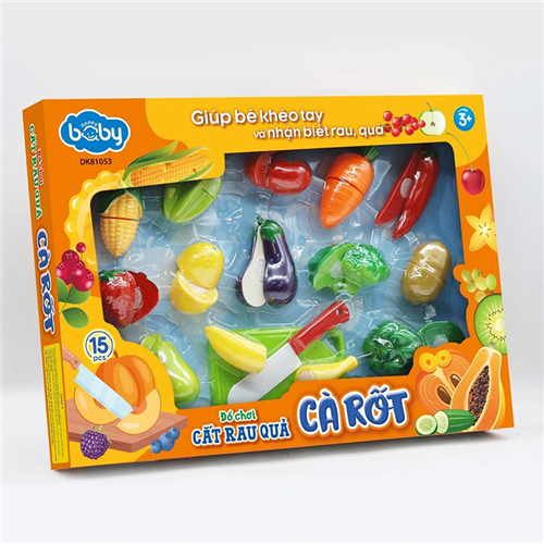 Bán Đồ chơi cắt rau quả Duka DK81053 (15 chi tiết)