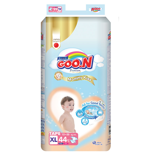 Bán Tã - Bỉm dán GooN Mommy Kiss XL44 từ 12-20kg