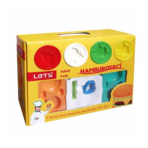 Bán Bộ đất nặn làm bánh hamburger LET-L8470