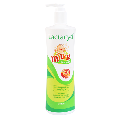 Bán Sữa tắm gội cho bé Lactacyd Milky 500ml
