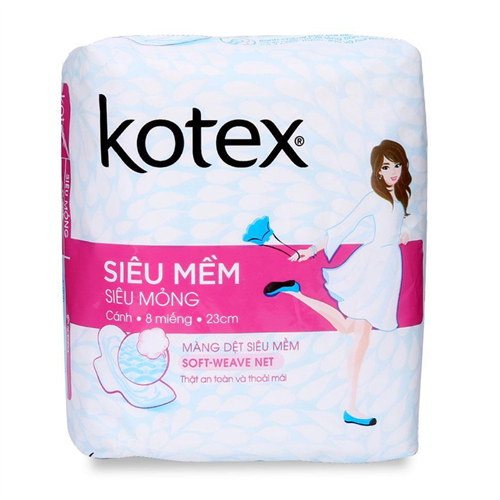 Bán Băng vệ sinh ban ngày Kotex siêu mỏng 23CM (8 miếng)