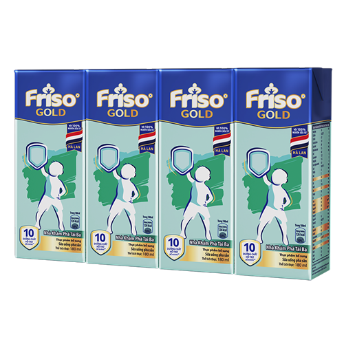 Bán Sữa bột pha sẵn Friso Gold vani 110ml (lốc)