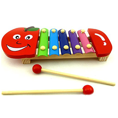 Bán Đồ chơi gỗ GCB - Đàn 5 phím DA24 (in hình trái cây)