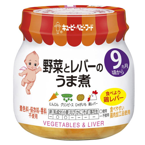Bán Cháo rau củ và gan gà Kewpie (9M+)