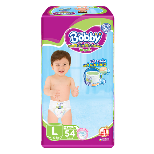 Bán Tã - bỉm quần Bobby L54 (9-13kg)