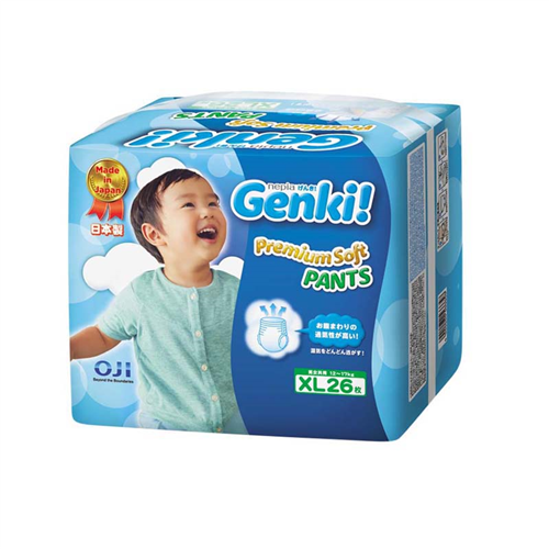 Bán Tã - Bỉm quần Genki XL26 cho trẻ từ 12-17kg