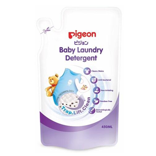 Bán Nước giặt quần áo trẻ em Pigeon túi 450ml