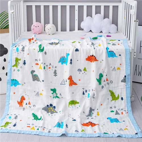 Bán Khăn xô đa năng 6 lớp xuất Nhật viền màu (110x110cm)