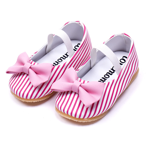 Bán Giày in sọc nơ xòe Lovemom bé gái