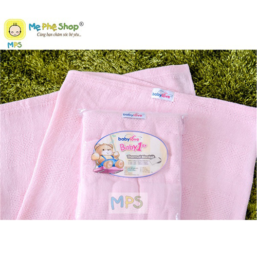 Bán Chăn lưới mềm mẹ Phệ shop Babylove size M (kích thước 100 x 150cm)