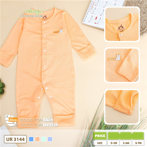 Bán Body dài Modal lộn tay lộn chân cúc giữa Uala UR3144